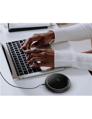 CMTECK επιτραπέζιο μικρόφωνο M003, omnidirectional, USB, μαύρο