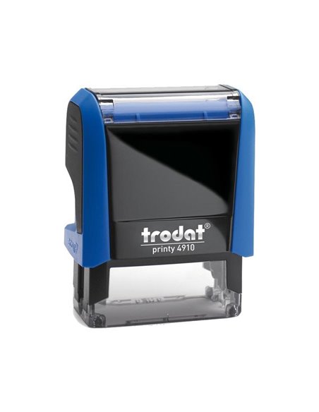 Trodat printy σφραγίδα μπλε 4910 με μαύρο μελάνι