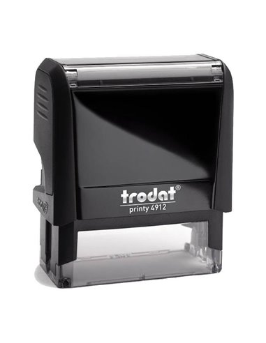 Trodat printy σφραγίδα μαύρη 4912 με μαύρο μελάνι