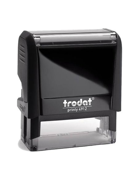 Trodat printy σφραγίδα μαύρη 4912 με μαύρο μελάνι