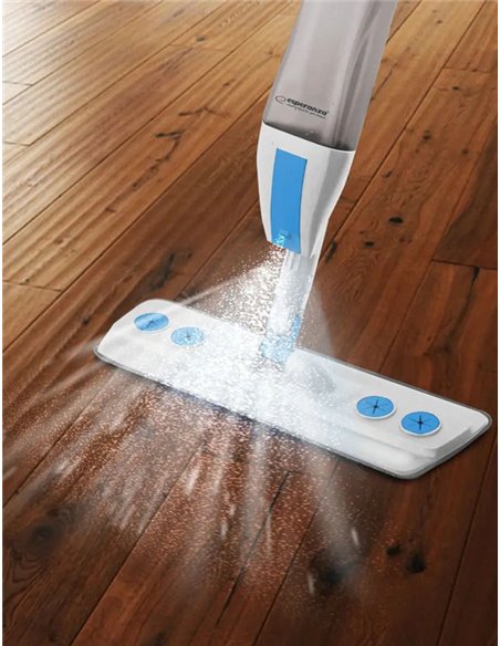 ESPERANZA παρκετέζα EHS003 με σπρέι ψεκασμού, 600ml δοχείο, 126cm