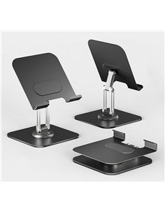 POWERTECH επιτραπέζια βάση για tablet PT-1494, περιστρεφόμενη, foldable, μαύρη