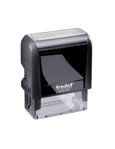 Trodat printy σφραγίδα μαύρη 4910 με μαύρο μελάνι