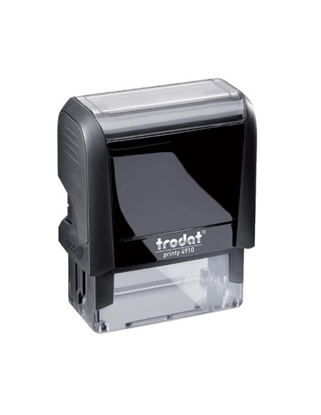 Trodat printy σφραγίδα μαύρη 4910 με μαύρο μελάνι