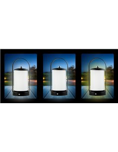 POWERTECH LED επιτραπέζιο φωτιστικό HLL-0192 με λαβή, ρυθμιζόμενο, επαναφορτιζόμενο, μαύρο