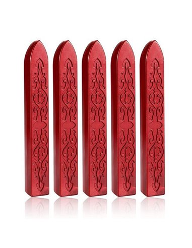 Βουλοκέρι κόκκινο 60γρ. σετ 5 τεμαχίων