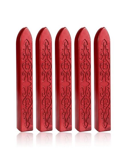 Βουλοκέρι κόκκινο 60γρ. σετ 5 τεμαχίων