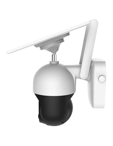 POWERTECH smart ηλιακή κάμερα PT-1497, dual lens, 3MP, 4G, PTZ, SD, IP65