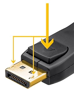 GOOBAY καλώδιο DisplayPort 74744, 8K/120Hz, 40 Gbps, 2m, μαύρο