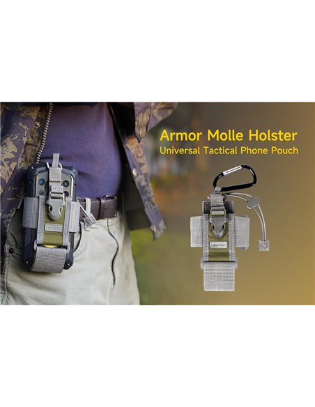 ULEFONE θήκη ζώνης για smartphone UAN07, γκρι