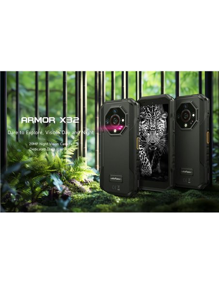 ULEFONE smartphone Armor X32, 5.65", 6/128GB, 5500mAh, IP68/IP69K, μαύρο