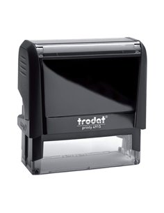 Trodat printy σφραγίδα μαύρη 4915 με μαύρο μελάνι