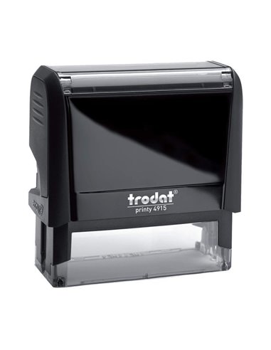 Trodat printy σφραγίδα μαύρη 4915 με μαύρο μελάνι
