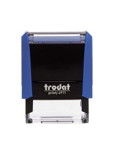 Trodat printy σφραγίδα μπλε 4911 με μαύρο μελάνι