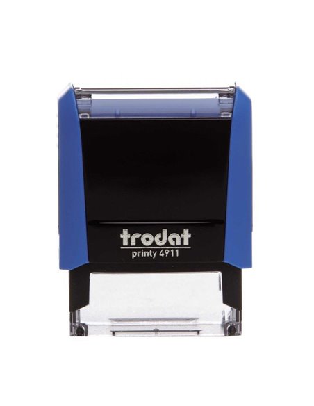 Trodat printy σφραγίδα μπλε 4911 με μαύρο μελάνι