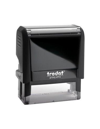 Trodat printy σφραγίδα μαύρη 4913 με μαύρο μελάνι