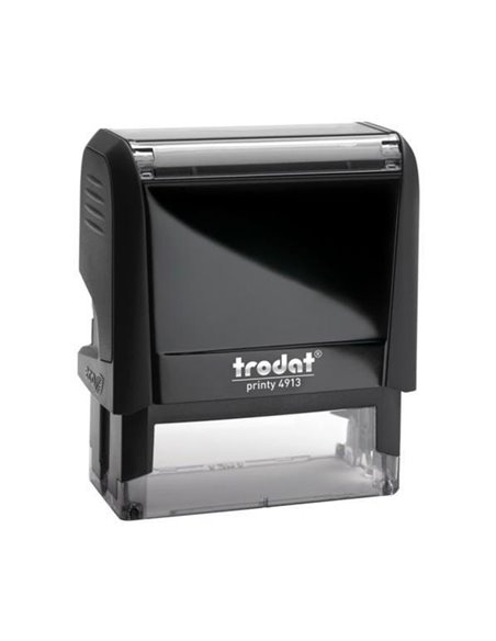 Trodat printy σφραγίδα μαύρη 4913 με μαύρο μελάνι