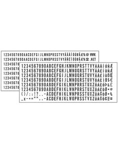 Ανταλλακτικά 288 γράμματα (6004) για 4912 typomatic 4χιλ.