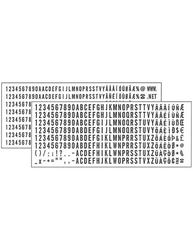 Ανταλλακτικά 288 γράμματα (6004) για 4912 typomatic 4χιλ.