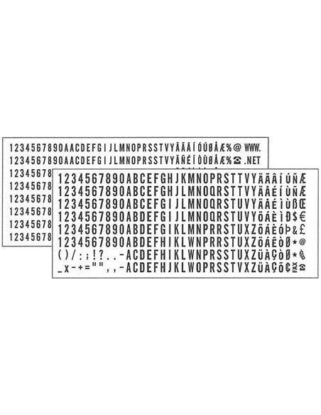Ανταλλακτικά 288 γράμματα (6004) για 4912 typomatic 4χιλ.