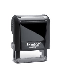 Trodat printy σφραγίδα μαύρη 4911 με μαύρο μελάνι