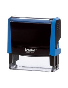 Trodat printy σφραγίδα μπλε 4915 με μαύρο μελάνι