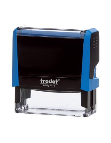 Trodat printy σφραγίδα μπλε 4915 με μαύρο μελάνι