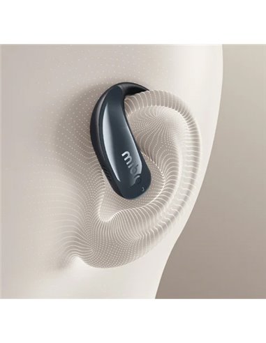 MIBRO earphones με θήκη φόρτισης OpenEar, OWS, ENC, 45/400mAh, μαύρα