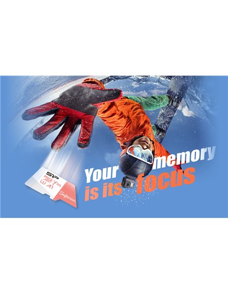 SILICON POWER κάρτα μνήμης microSDXC Superior, 128GB, C10 UHS-I U3 A1 V30