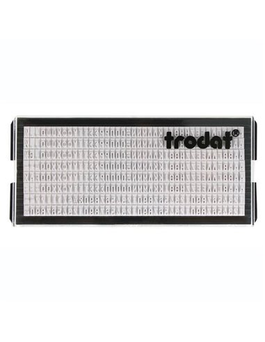 Trodat 264 ανταλλακτικοί χαρακτήρες σφραγίδας 4911,4912 typomatic 4χιλ.
