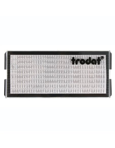 Trodat 264 ανταλλακτικοί χαρακτήρες σφραγίδας 4911,4912 typomatic 4χιλ.