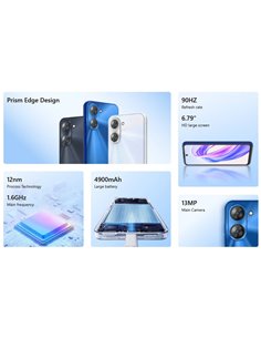 MEIZU smartphone Mblue 21, 6.79", 6/128GB, 4900mAh, μαύρο