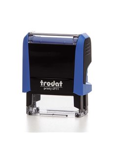 Trodat printy σφραγίδα μπλε 4911 με μπλε μελάνι