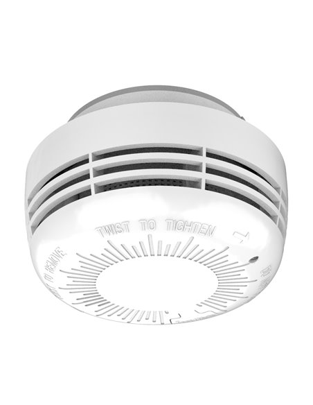 HANWEI ασύρματος ανιχνευτής καπνού JTY-GF-YB030 με ηχητικό & οπτικό συναγερμό