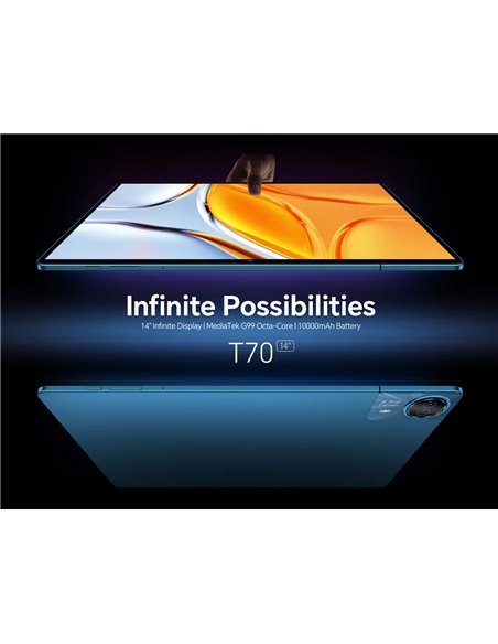 TECLAST tablet T70, 14", 8/256GB, 4G, Android 14, 10000mAh, μπλε