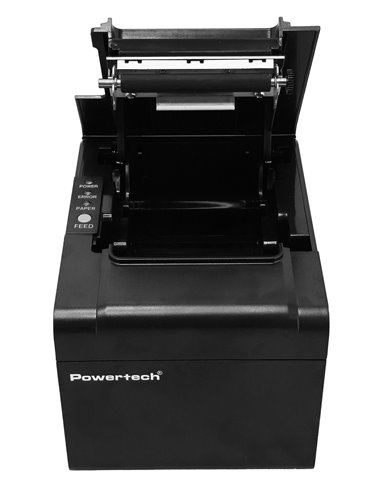 POWERTECH θερμικός εκτυπωτής αποδείξεων PT-1506, USB/Ethernet/Serial, auto cutter, μαύρος