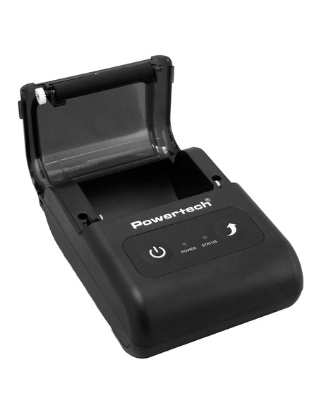 POWERTECH φορητός θερμικός εκτυπωτής αποδείξεων PT-1508, USB-C/Bluetooth, μαύρος