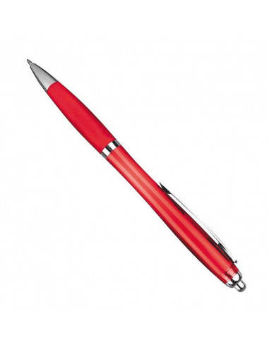 Στυλό πλαστικό ημιδιάφανο κόκκινο