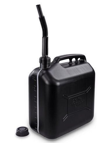 PROPLUS δοχείο καυσίμων 530047 με σπιράλ, πλαστικό, 20lt, μαύρο