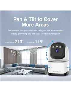VSTARCAM smart κάμερα CS995, 3MP, WiFi, PTZ, SD