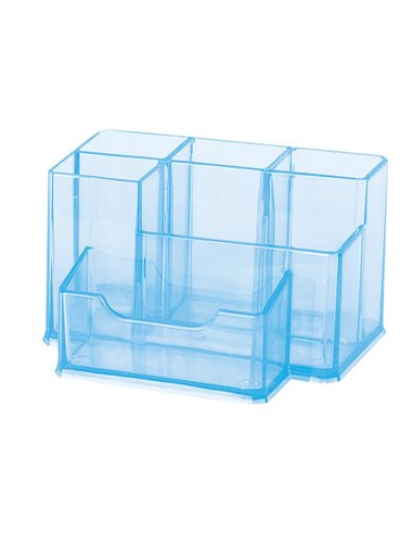 Comix μολυβοθήκη διάφανη γκρι