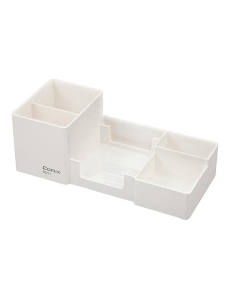 Comix σετ οργάνωσης γραφείου λευκό 25,4x11.2x9.1εκ.