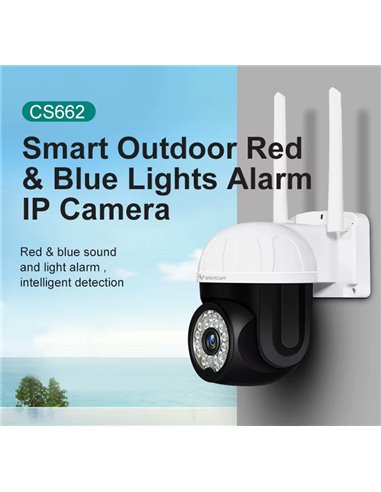 VSTARCAM smart κάμερα CS662, 3MP, WiFi, PTZ, SD, IP66