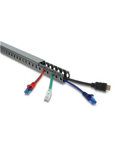 DELOCK cable management 22028, πλαστικό, 30x30mm, 1m, γκρι