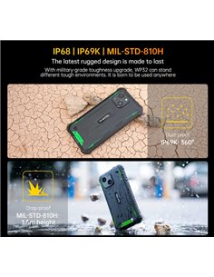 OUKITEL smartphone WP32, 6", 4/128GB, 6300mAh, IP68/IP69K, πορτοκαλί