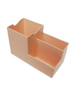 Μολυβοθήκη, σομόν, Υ10x15x7 εκ.