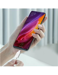 KAKUSIGA καλώδιο micro USB σε USB KSC-332, 2.4A, 480Mbps, 2m, λευκό