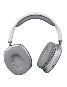 KAKUSIGA headphones KSC-1466, ασύρματα & ενσύρματα, micro SD, 40mm, 400mAh, ασημί