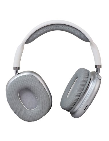 KAKUSIGA headphones KSC-1466, ασύρματα & ενσύρματα, micro SD, 40mm, 400mAh, ασημί