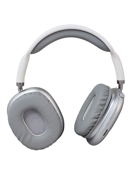 KAKUSIGA headphones KSC-1466, ασύρματα & ενσύρματα, micro SD, 40mm, 400mAh, ασημί